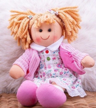 Кукла Паулина, плюшевая, мягкая игрушка Bigjigs