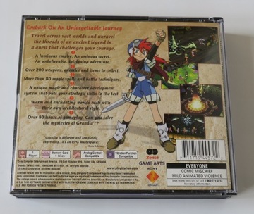 PS1 GRANDIA REGION NTSC/U США PLAYSTATION 1 PSX