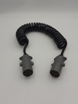 PRZEWÓD SPIRALNY NACZEPY WTYK METAL 7 PIN TYP N