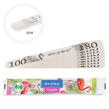 Пилочка для ногтей ABA GROUP Straight SLIM 100/180 Foil