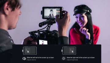 Monitor podglądowy VILTROX DC-550 HD HDMI 3D LUT + akumulator HDMI etui