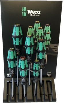 WERA Śrubokręty wkrętaki LASERTIP Pz+Płaskie