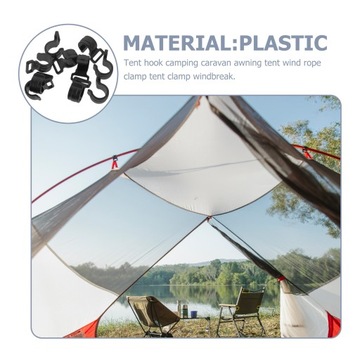 ЗАЖИМЫ ДЛЯ КЕМПИНГА БРЕЗЕНТА КРЮК ДЛЯ ХРАНЕНИЯ КРЮЧКОВ