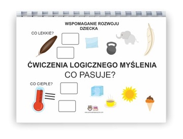 Ćwiczenia logicznego myślenia. Co pasuje? z rzepem