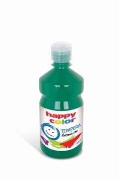 Farba tempera 500 ml Happy Color ciemnozielona