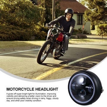 Reflektor rowerowy Motocykl Okrągły LED