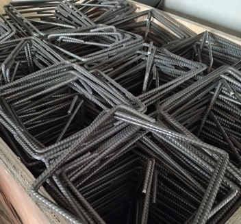 Стремена арматурные 15х15 фи 6, ребристые ЧПУ