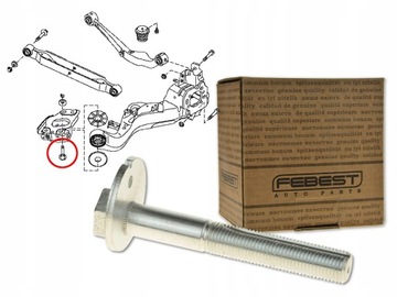 NISSAN QASHQAI 06-14 ŚRUBA REGULACJI ZBIEŻNOŚCI