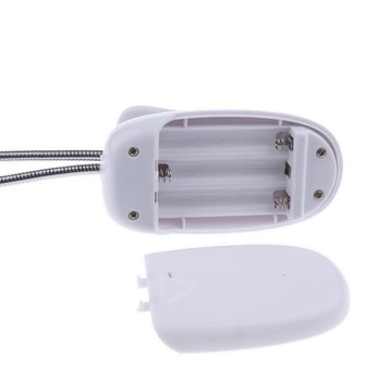 Regulowane biurko z 4 diodami LED i 2 ramionami. Stojak na nuty