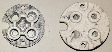 PIERŚCIEŃ PŁYTKA PLASTIKOWA DO WTYCZKA METALO 4 BOLCE OKRĄGŁE 16A SIŁA 380V