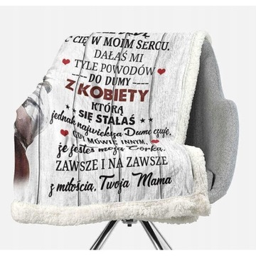Koc od mamy dla córki -Moja mała córeczka