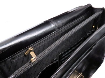 EKSKLUZYWNA SKÓRZANA TECZKA TORBA AKTÓWKA NESESER NA LAPTOP ABIATTI SKÓRA