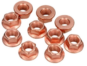 NAKRĘTKA Z KOŁNIERZEM M8X1,25 SW 13 CU (10SZT.)