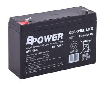 Akumulator BPower BPE 12-6 6 V 12 Ah