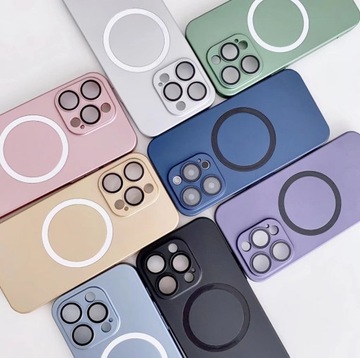 МАТОВЫЙ КОРПУС MAGSAFE ДЛЯ IPHONE 13 PRO MAX COLORS + ЗАКАЛЕННОЕ СТЕКЛО
