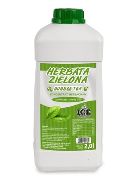 Gotowa baza herbaciana w płynie HERBATA ZIELONA do Bubble Tea 2l koncentrat