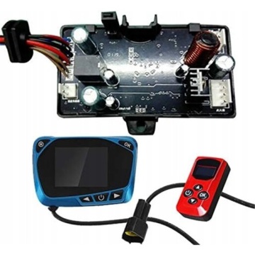 КОНТРОЛЛЕР С ЖК-ДИСПЛЕЕМ ДЛЯ МАСЛЯНОГО ОБОГРЕВАТЕЛЯ WEBASTO + ПУЛЬТ ДИСТАНЦИОННОГО УПРАВЛЕНИЯ 12/24V