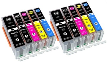 10x Tusz do MG5750 MG6850 MG7750 TS5050 PGI570XL