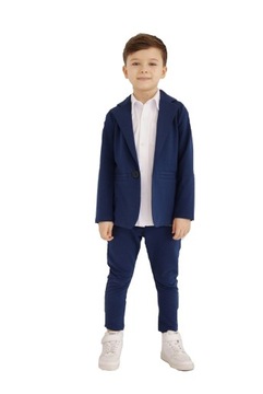 Granatowe spodnie casual All For Kids 104/110