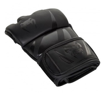 Перчатки для ММА Venum Grip Challenger черные/черные S