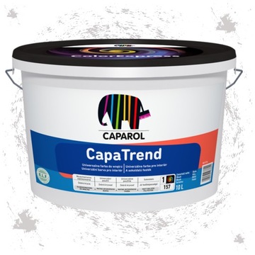 Farba Silikonowa Biała Mocno Kryjąca do Wnętrz Caparol CapaTrend B1 2,5L