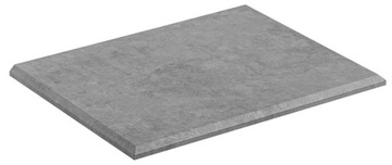 Blat do szafki łazienkowej 60cm ALPENA jasny beton