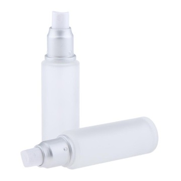 2 шт./лот, 50 мл, пустые лосьоны, кремы, парфюмерия, стеклянные косметические контейнеры