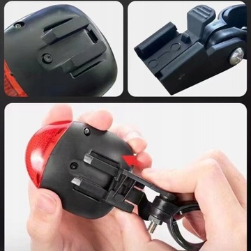 2шт солнечные велосипедные фонари задние фонари для велосипеда