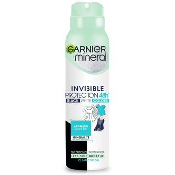 GARNIER DEO MINERAL 150ml INVISIBLE PROTECTION 48H
