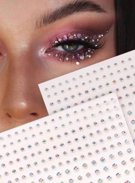 Самоклеящиеся стразы-кристаллы для лица 201 шт.