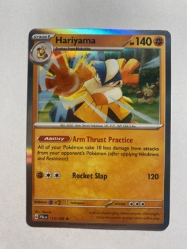 Paldea Evolved Holo 113/193 Hariyama
