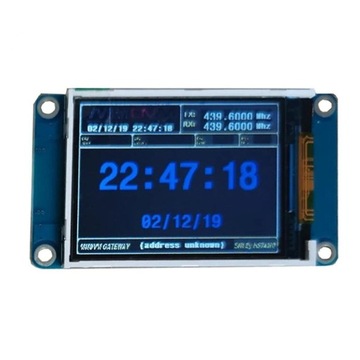 2,2-calowy wyświetlacz TFT do zestawu Jumbospot Hotspot UHF VHF Zero W