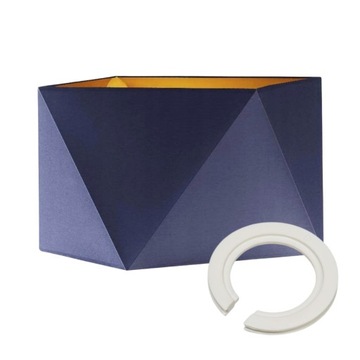 Abażur elegancki popularny klosz walec diament E27 E14