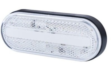 LAMPA OBRYSOWA POZYCYJNA LED Z ODBLASKIEM BIAŁA NEON