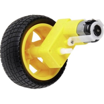 Угловой мотор-редуктор + 65 мм колесо 3 - 9 В Joy-it Com-Motor04 1 шт.