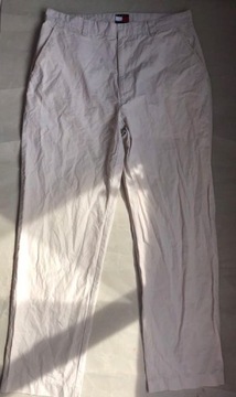 TOMMY HILFIGER Spodnie męskie Białe 34 32