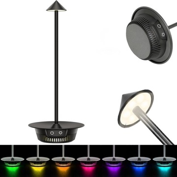 LAMPKA NOCNA LED STOŁOWA ATMOSFERA Z BEZPRZEWODOWA STEROWANIE DOTYKOWE USB