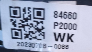 KIA SORENTO IV LOKETNÍ OPĚRKA TUNELU STŘEDNÍHO 84660P2000WK