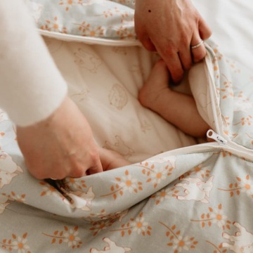 Спальный мешок NewBorn Vintage Animals Амарант - Sleepee