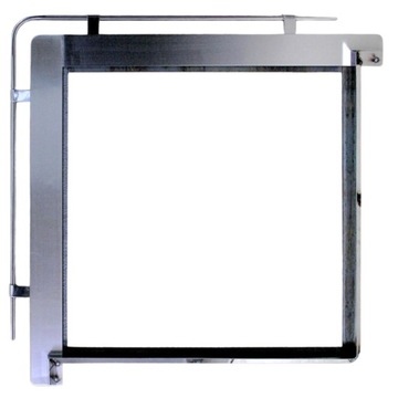 Черный кухонный каркас, край кухонного полотна, каркас для кухни, облицованной плиткой.