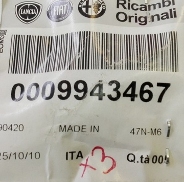 ŽÁROVKA PŘÍSTROJOVÁ DESKA ALFA 145 156 147 BRAVA 9943467