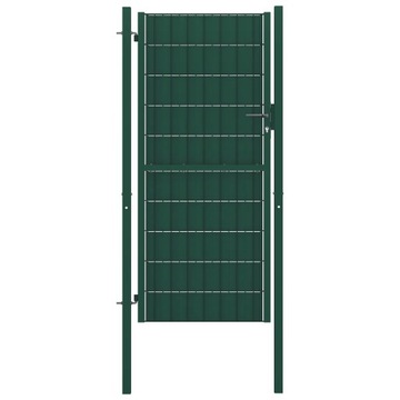 Furtka ogrodowa PVC 100x124 cm zielona