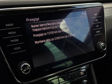 Skoda Superb III Liftback Facelifting 2.0 TSI 190KM 2020 Skoda Superb Skoda Superb 2.0TSI 190KM DSG STYLE, zdjęcie 31