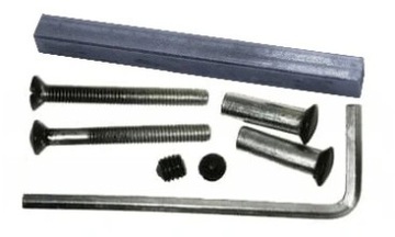 РУЧКА ЗАМОК 90/22 ВСТАВКА 3 КЛЮЧА ДЛЯ КАЛИТ ЧЕРНАЯ ПРЕМИУМ КОМПЛЕКТ