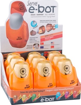 Точилка для робота Serve E-Bot Orange с ластиком