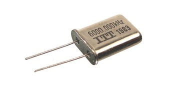 Rezonator kwarcowy 6.000000 MHz ITT - 10 sztuk
