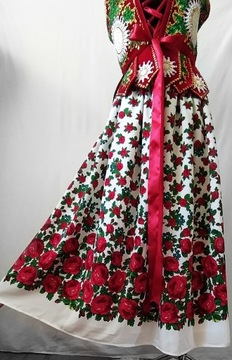 Длинная юбка-макси горец на свадьбу, крестины, народная, региональная Подхале