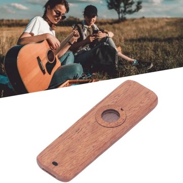 Kazoos Flute Compact Przenośne mahoniowe Profesjonalne kazoo dla JB