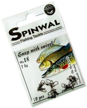 AGRAFKA z KRĘTLIKIEM nr18 - 7kg SPINWAL 10szt