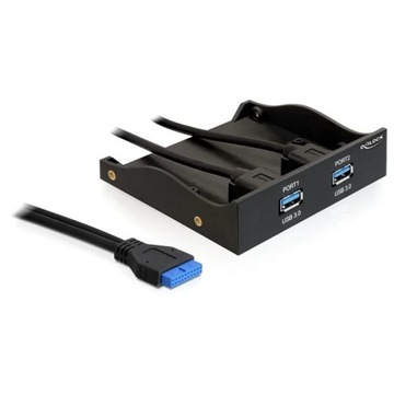 DeLOCK USB 3.0 Panel przedni 2-portowy - lagr